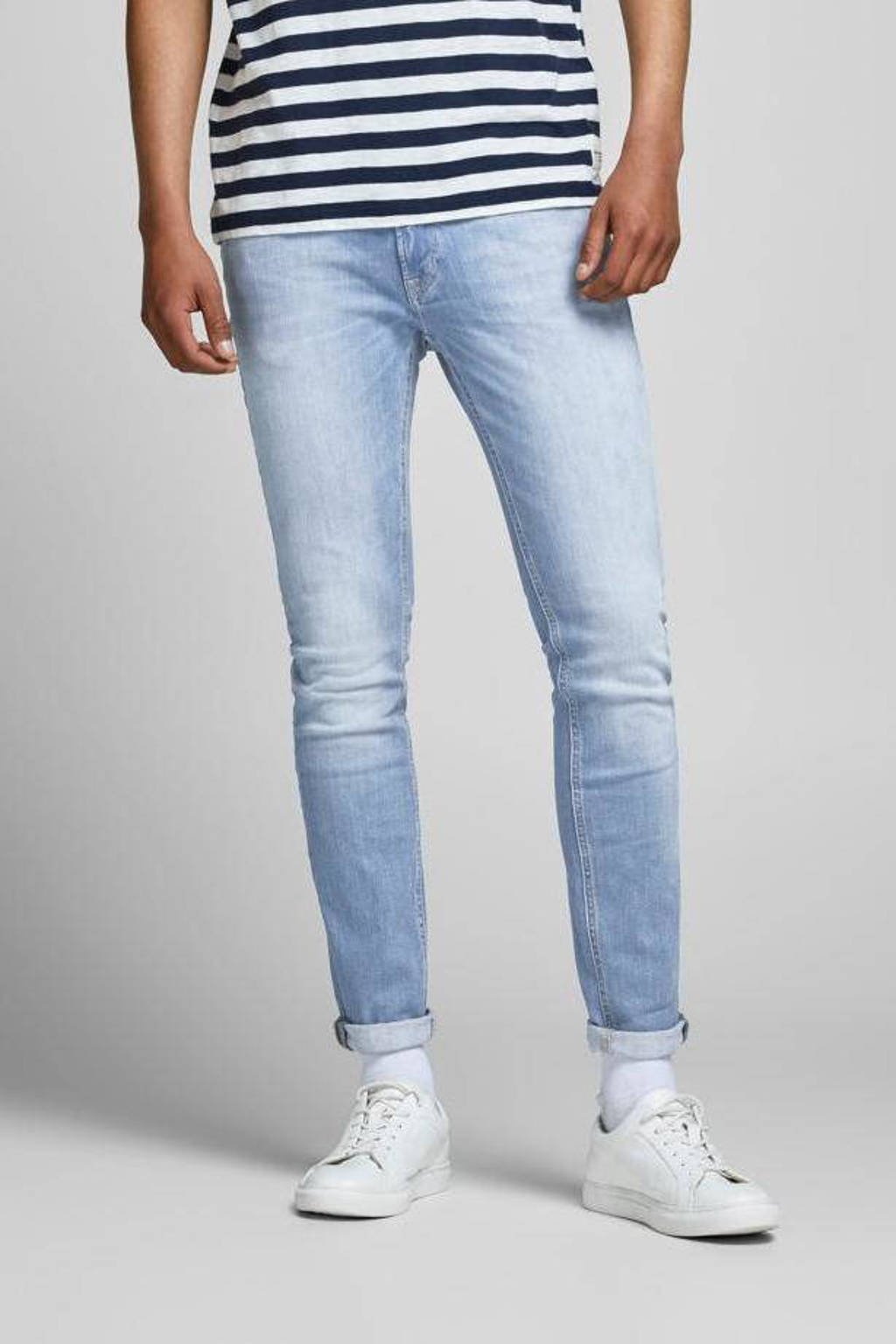 JACK & JONES JEANS INTELLIGENCE skinny fit jeans Liam light denim wehkamp