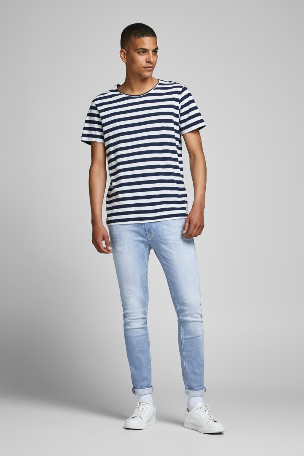 JACK & JONES JEANS INTELLIGENCE skinny jeans JJILIAM JJORIGINAL Blue denim