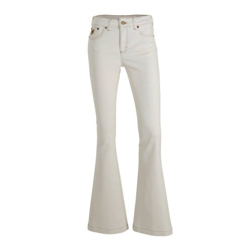 Lois low waist flared jeans wit
