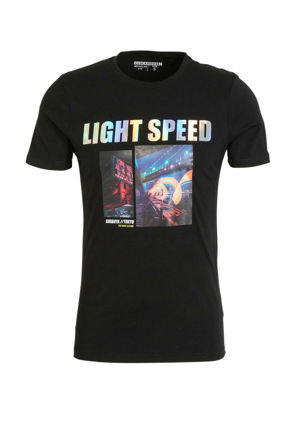 C&A Clockhouse Tshirt met printopdruk classicblack wehkamp