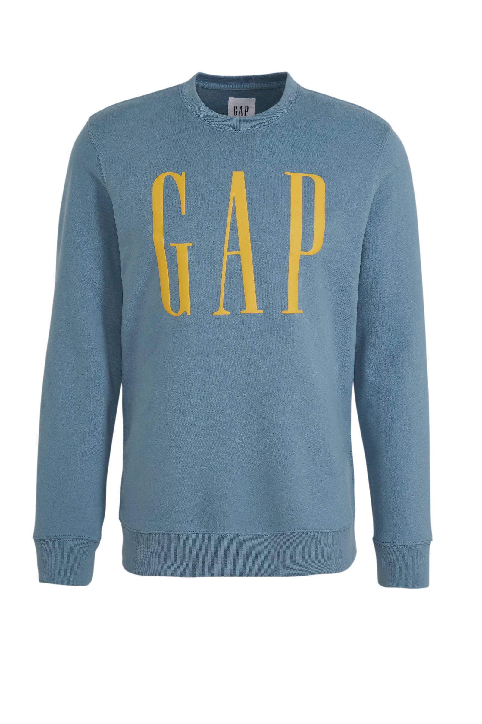GAP sweater met printopdruk blauw | wehkamp GAP sweater met printopdruk wit | wehkamp