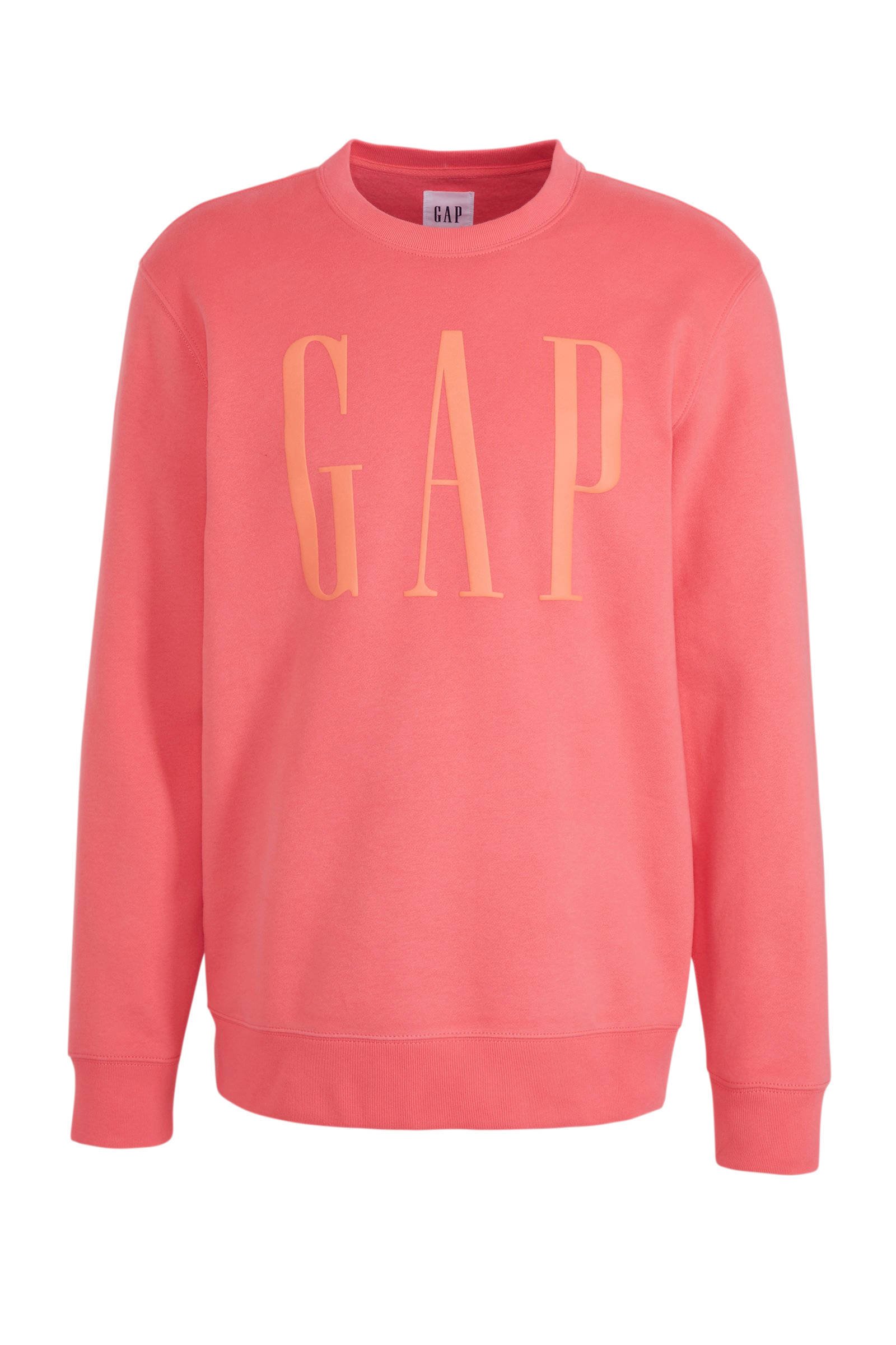 GAP sweater met printopdruk koraalrood | wehkamp GAP sweater met printopdruk wit | wehkamp