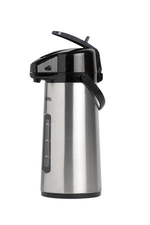 Thermos Thermoskan met Pomp & Venster - Pompkan - Isoleerkan - 2.2 Liter