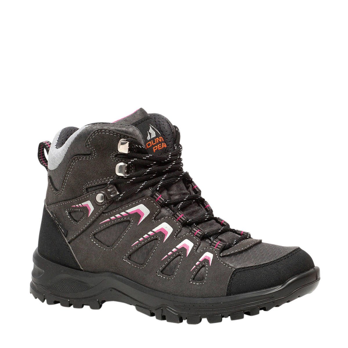 ontploffing Verstrooien Voorkomen Scapino Mountain Peak leren wandelschoenen roze/grijs | wehkamp
