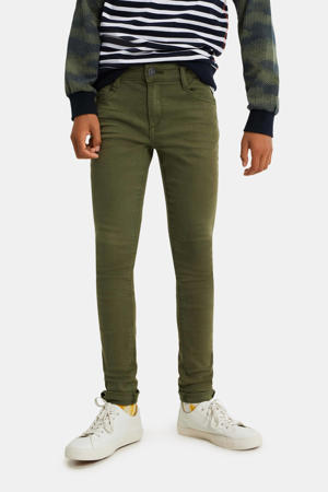 skinny jeans groen