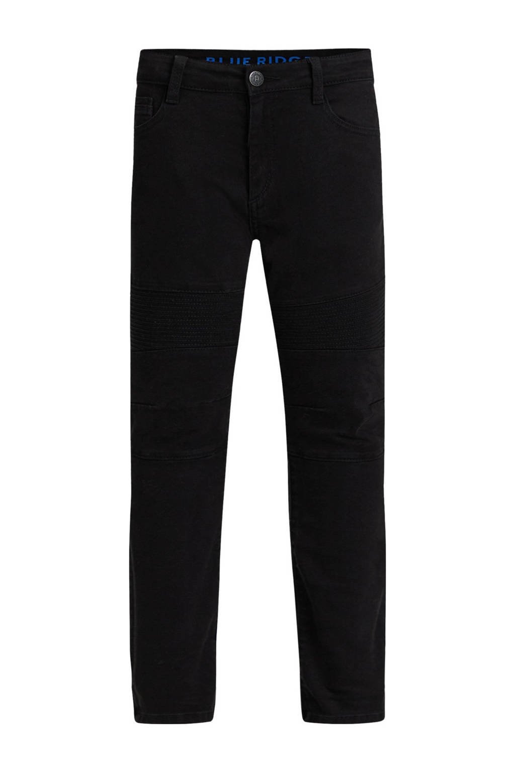 WE Fashion Blue Ridge skinny jeans zwart, Zwart