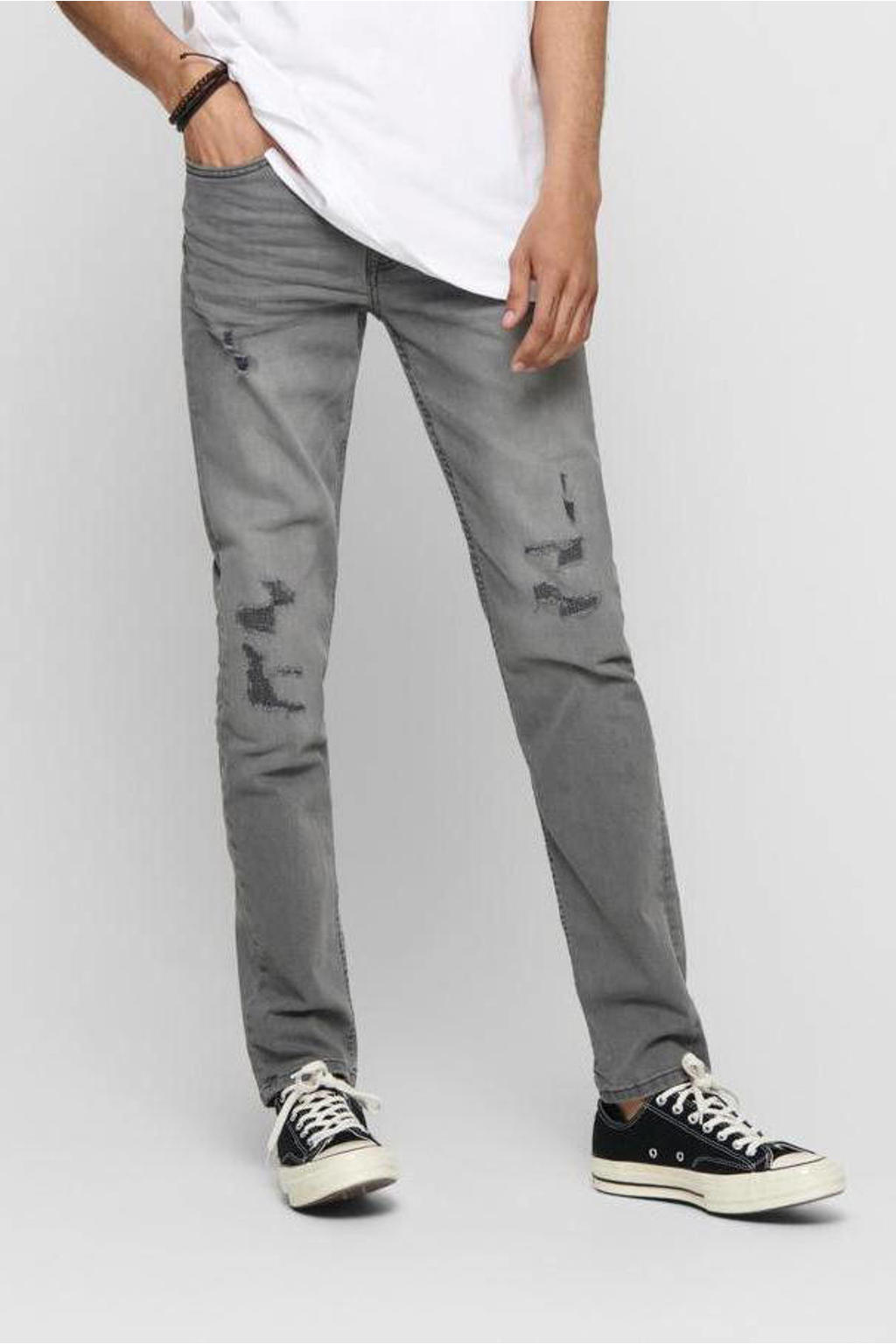 ONLY & SONS slim fit jeans Loom grey denim