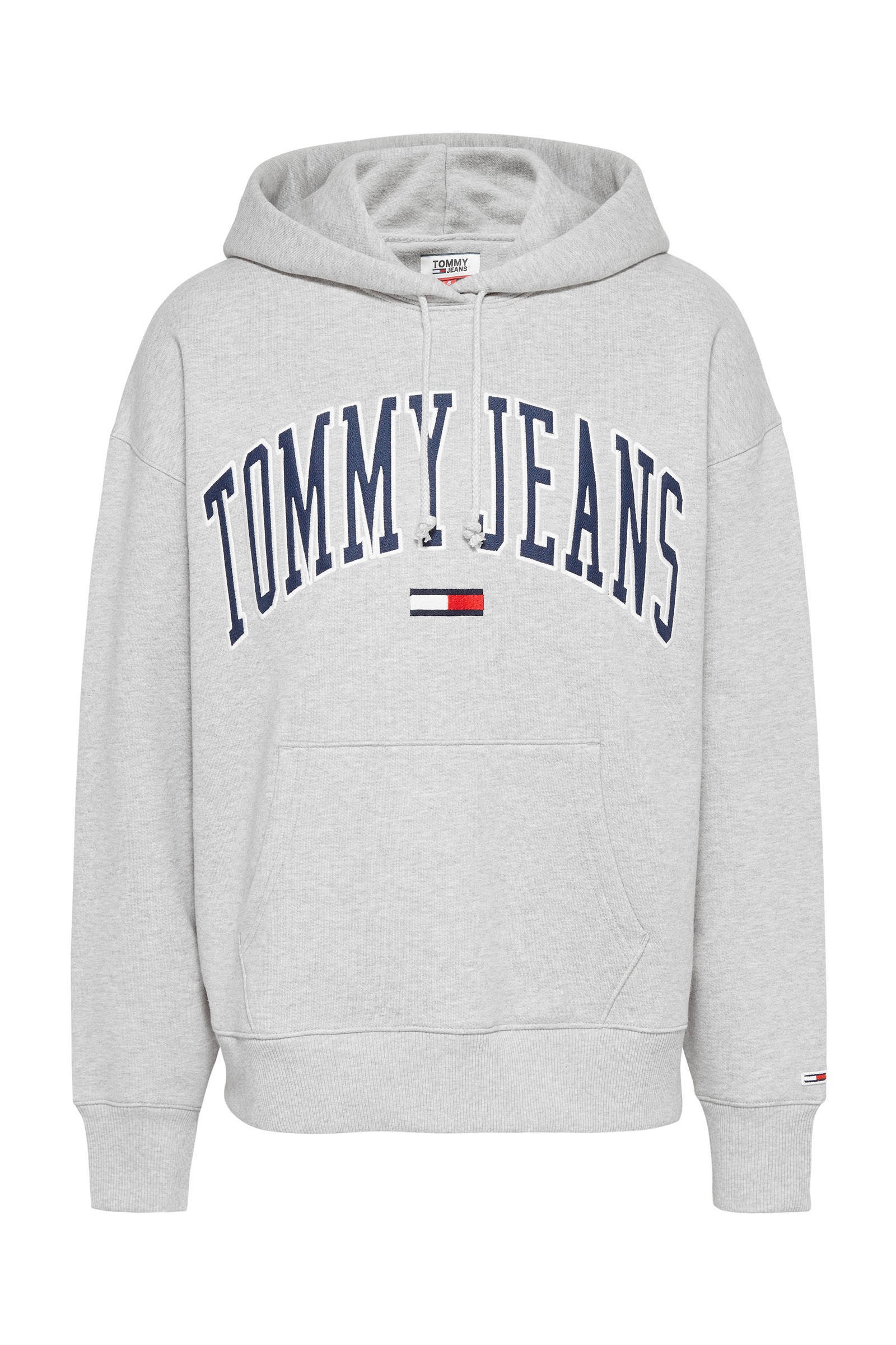 tommy jeans hoodie wit