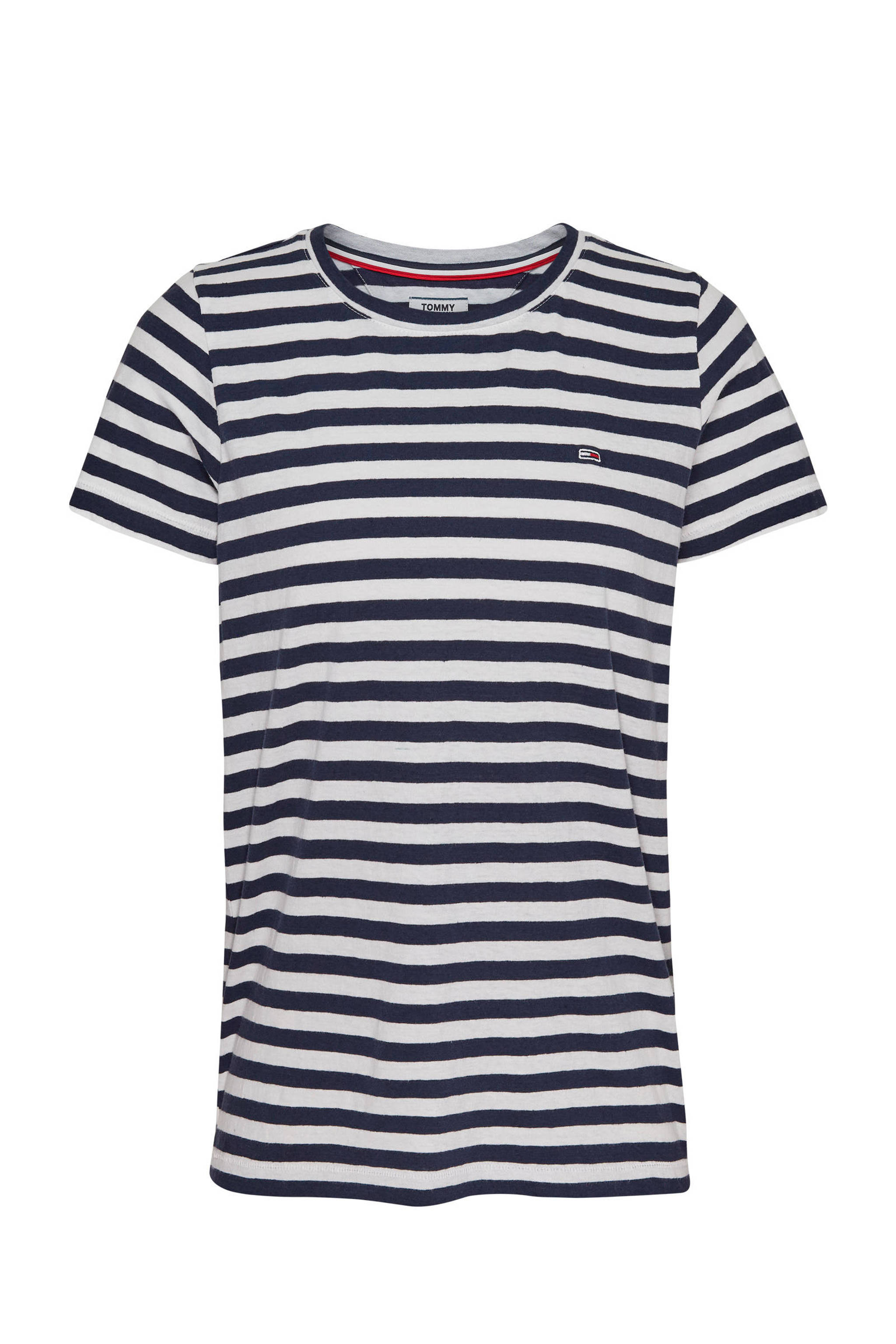 Onwijs Tommy Jeans gestreept T-shirt blauw/wit | wehkamp VR-34