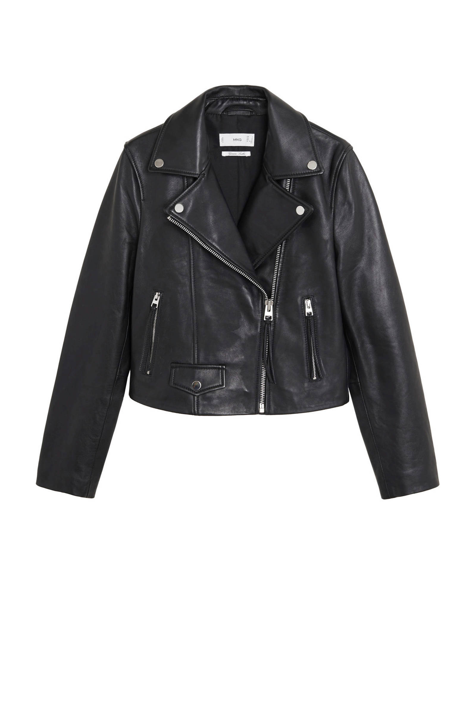 Mango leren bikerjack zwart | wehkamp Mango leren bikerjack zwart | wehkamp