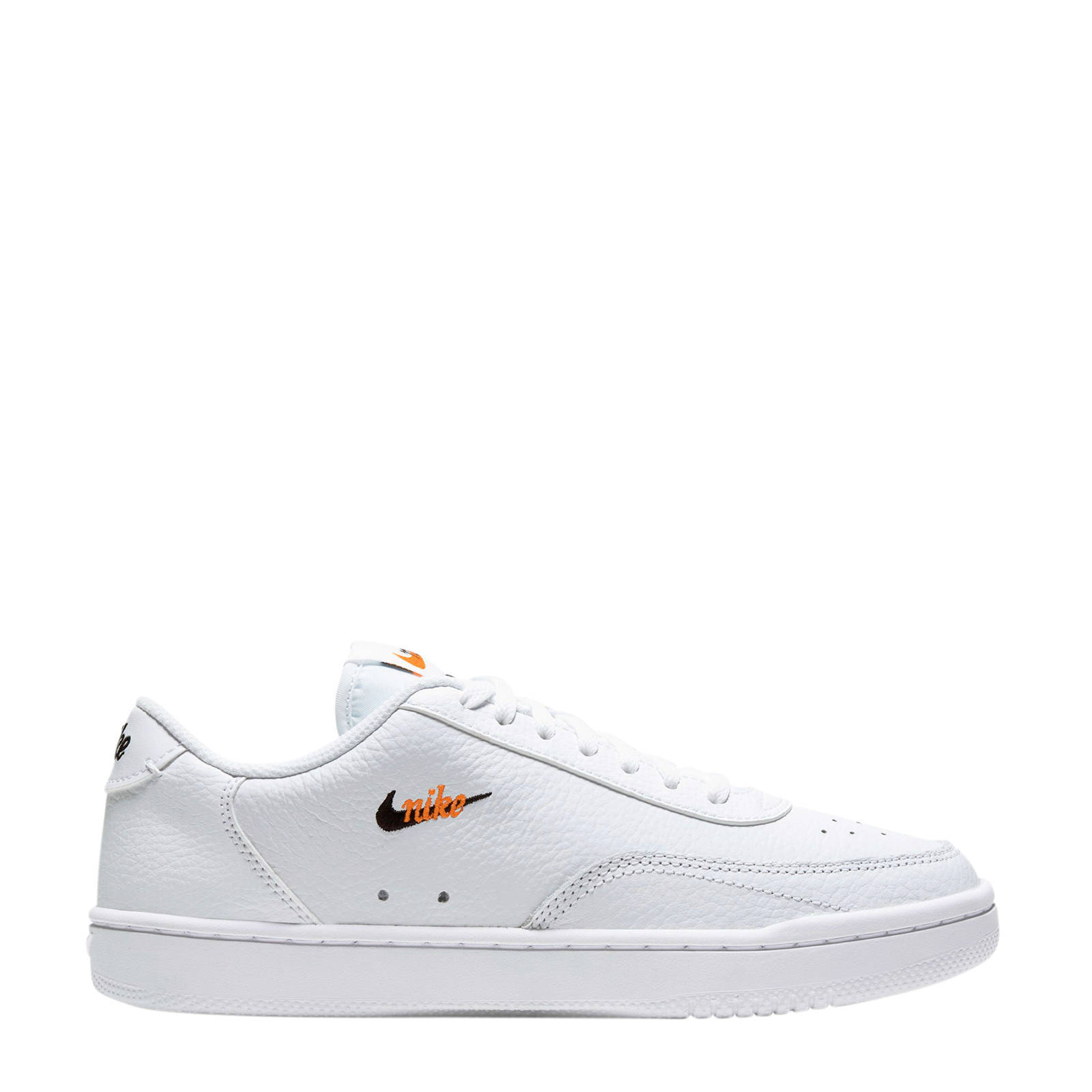 nike sneakers wit leer