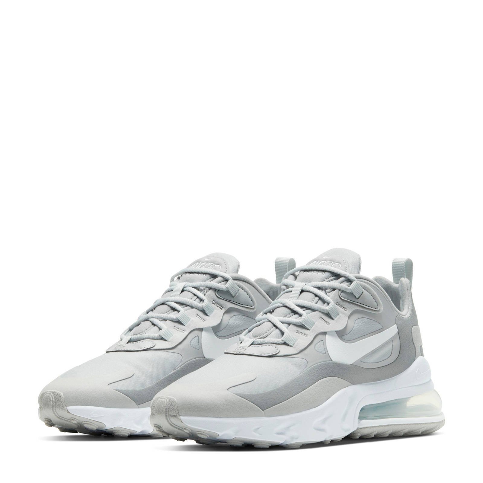 Nike Air Max 270 React sneakers grijs/wit | wehkamp Nike Air Max 270 React sneakers grijs/wit | wehkamp