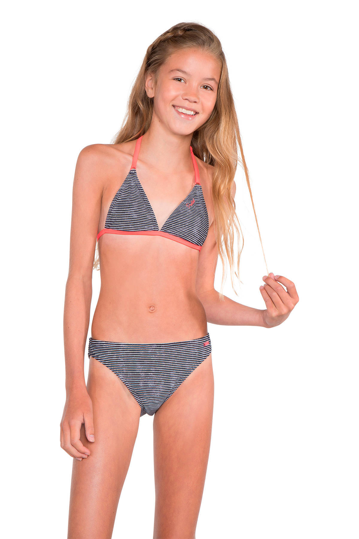 Protest triangel bikinitop Nikle JR zwart/wit wehkamp