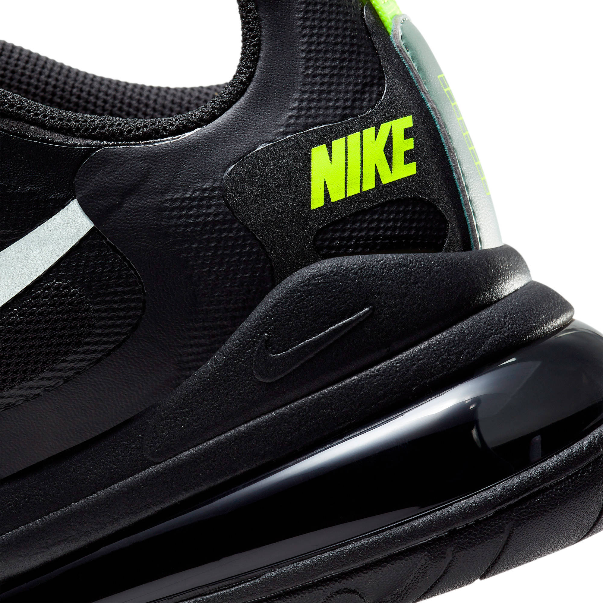 Nike Air Max 270 React sneakers zwart/groen/wit | wehkamp