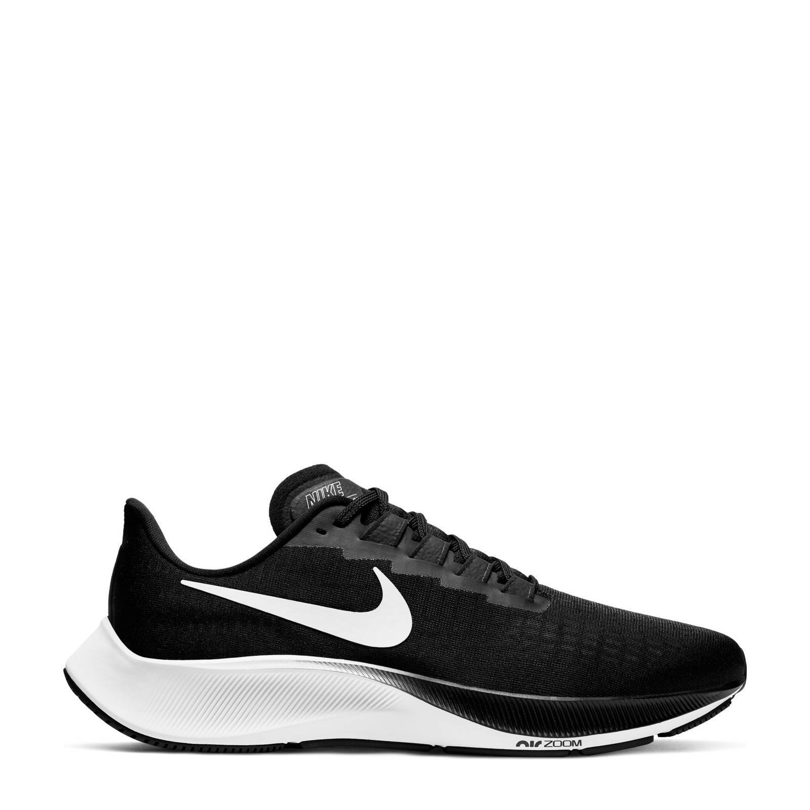 Nike AIR Zoom Pegasus 37 hardloopschoenen zwart/wit | wehkamp Nike AIR Zoom Pegasus 37 hardloopschoenen zwart/wit | wehkamp