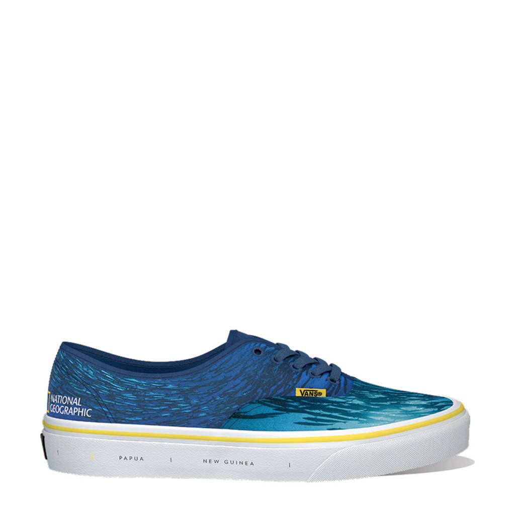 VANS X National Geographic Authentic sneakers blauw, Blauw