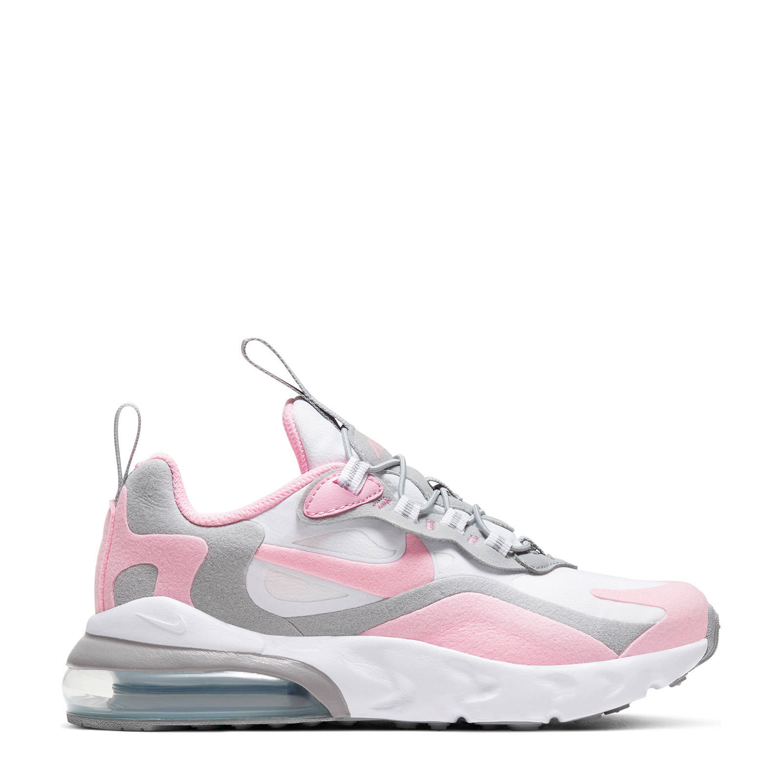 Nike Air Max 270 React Kinderen Pink/Grey Kind - Schoenen.nl