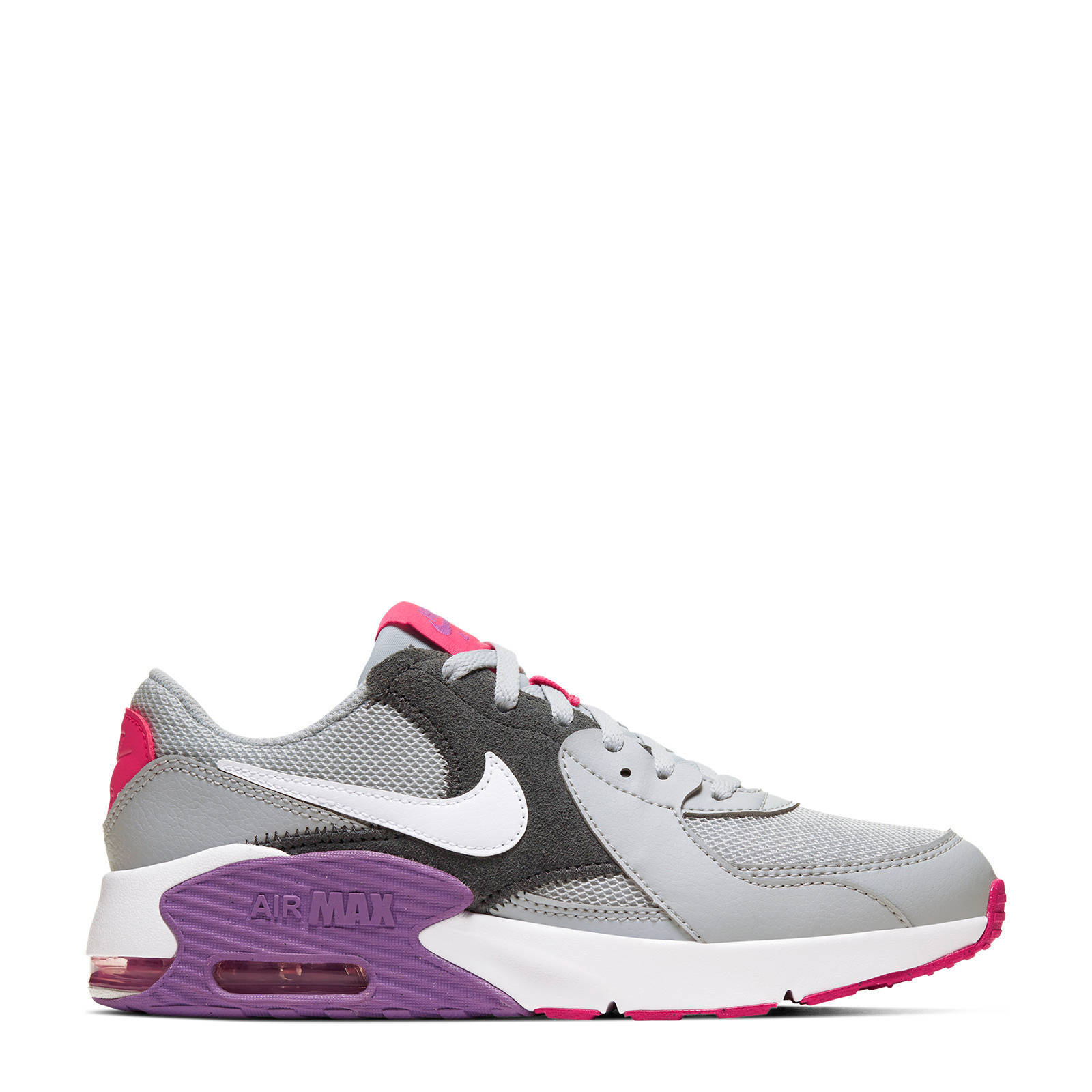 Nike Air Max Excee (GS) sneakers grijs/wit/paars | wehkamp