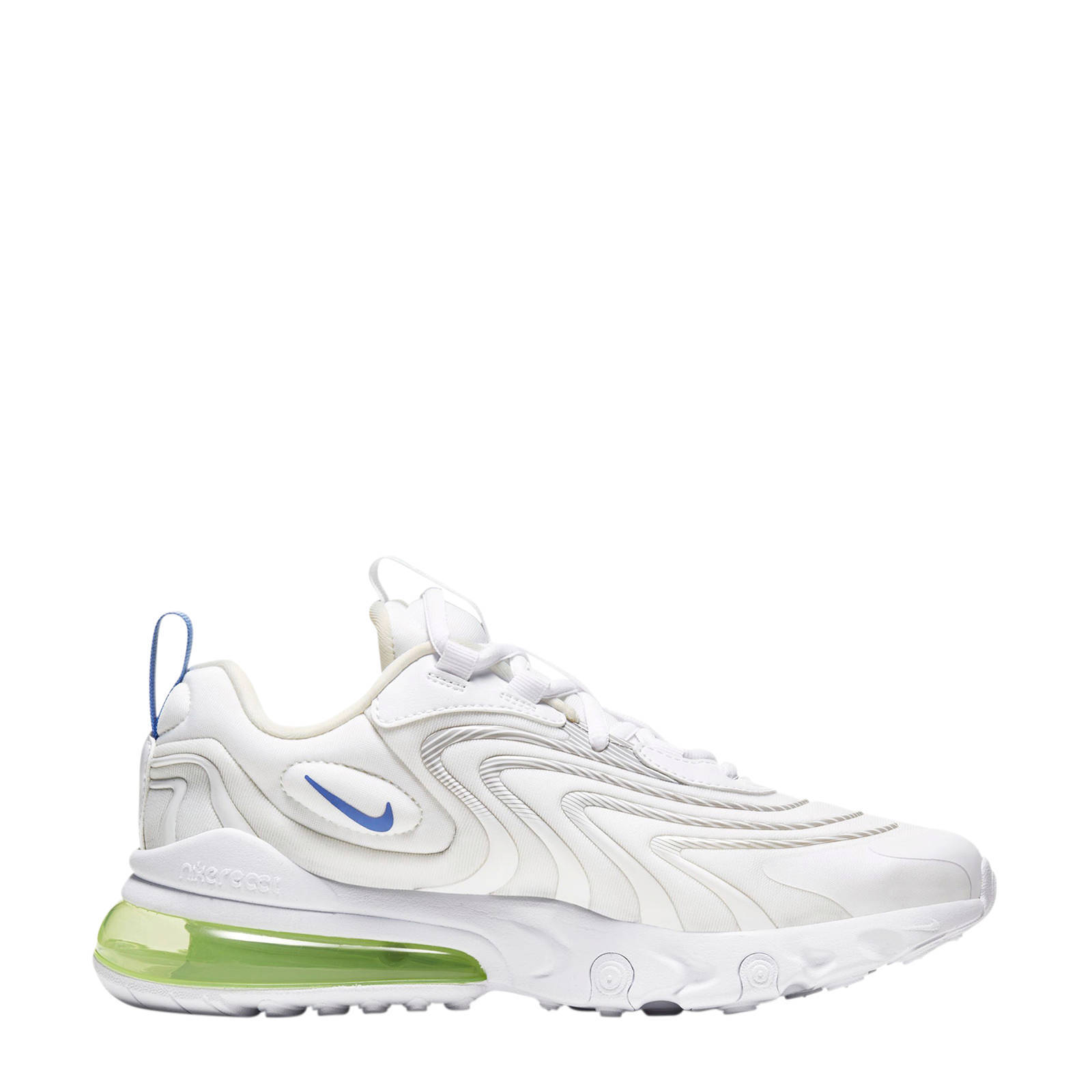 Nike Air Max 270 React ENG sneakers wit/blauw/geel | wehkamp
