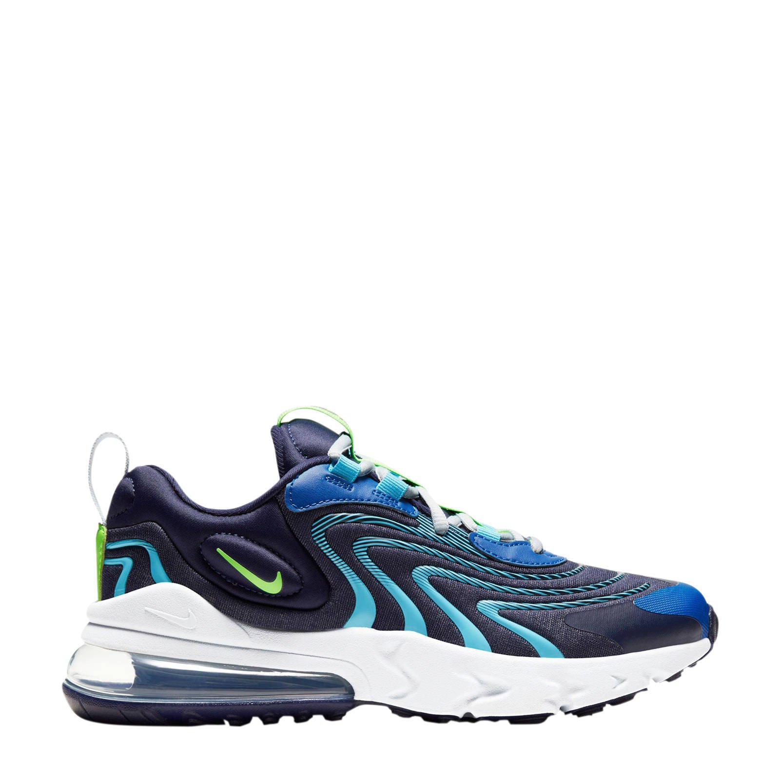 Nike Air Max 270 React sneakers blauw aqua geel