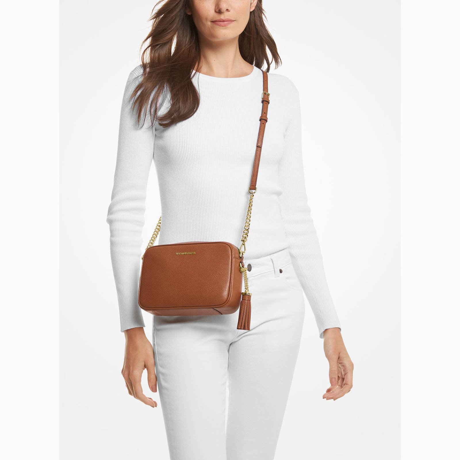 Michael kors tas discount cognac