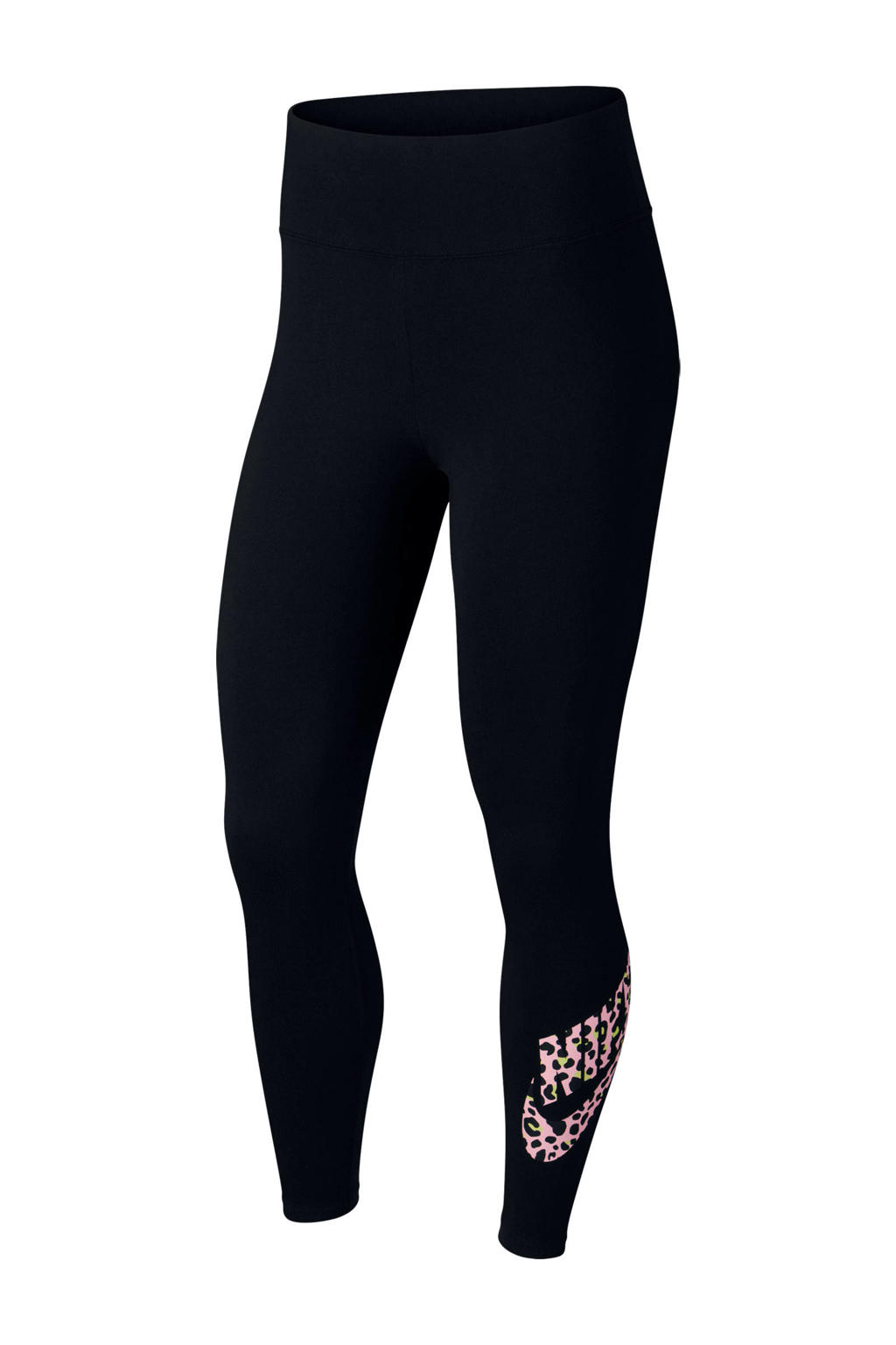 Nike 7/8 legging zwart/roze wehkamp