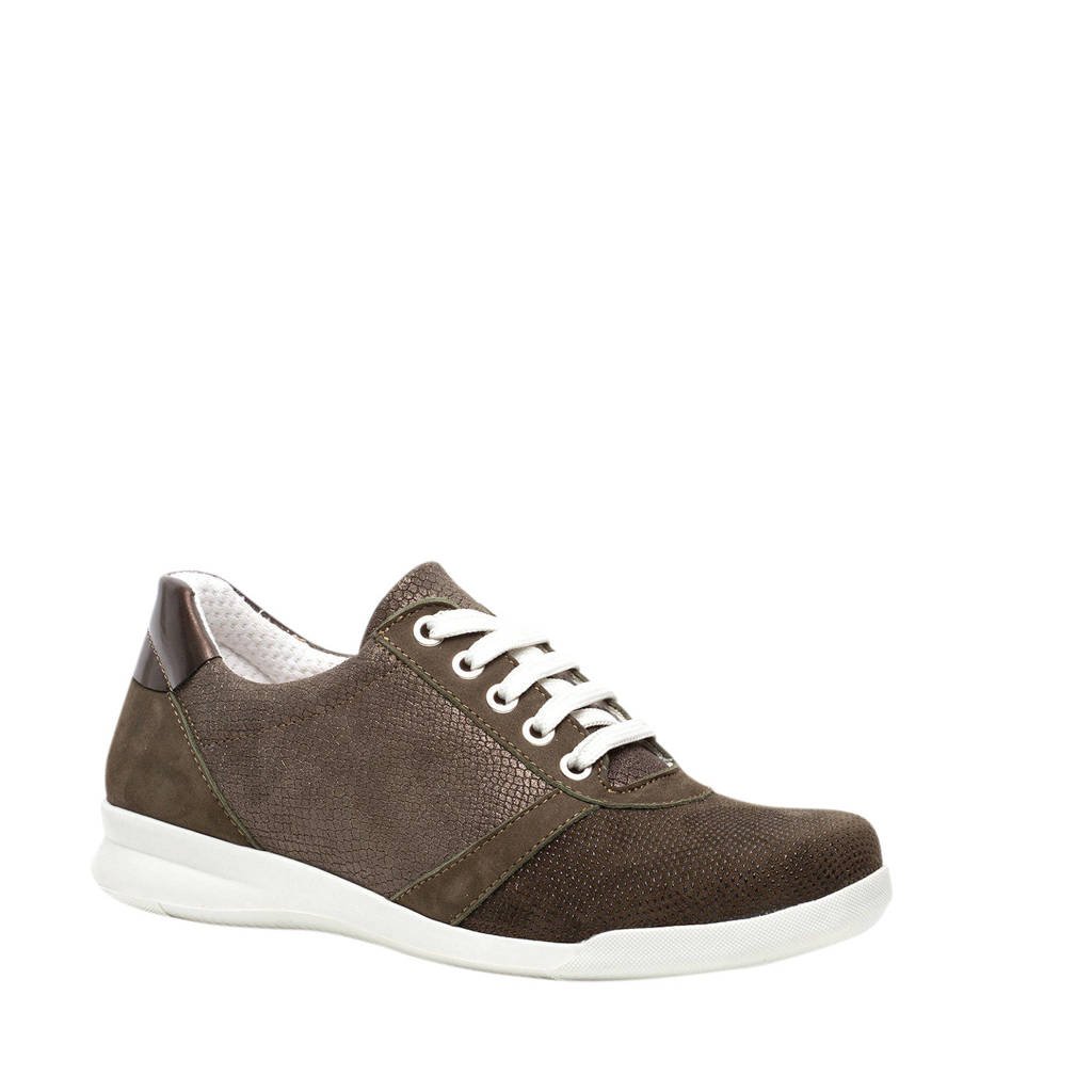 Scapino comfort leren diabetesschoenen groen wehkamp