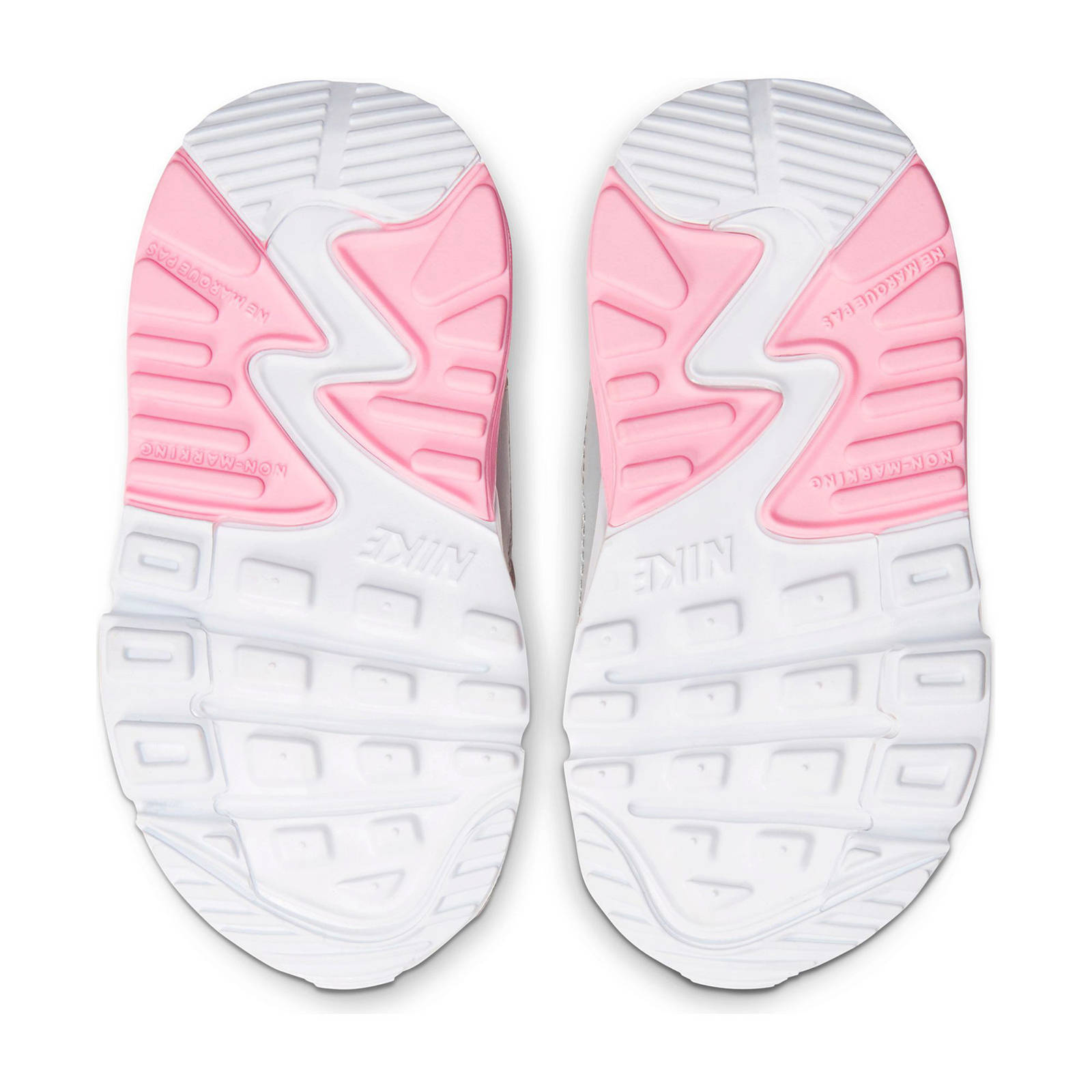 Nike Air Max 90 sneakers wit/grijs/roze | wehkamp