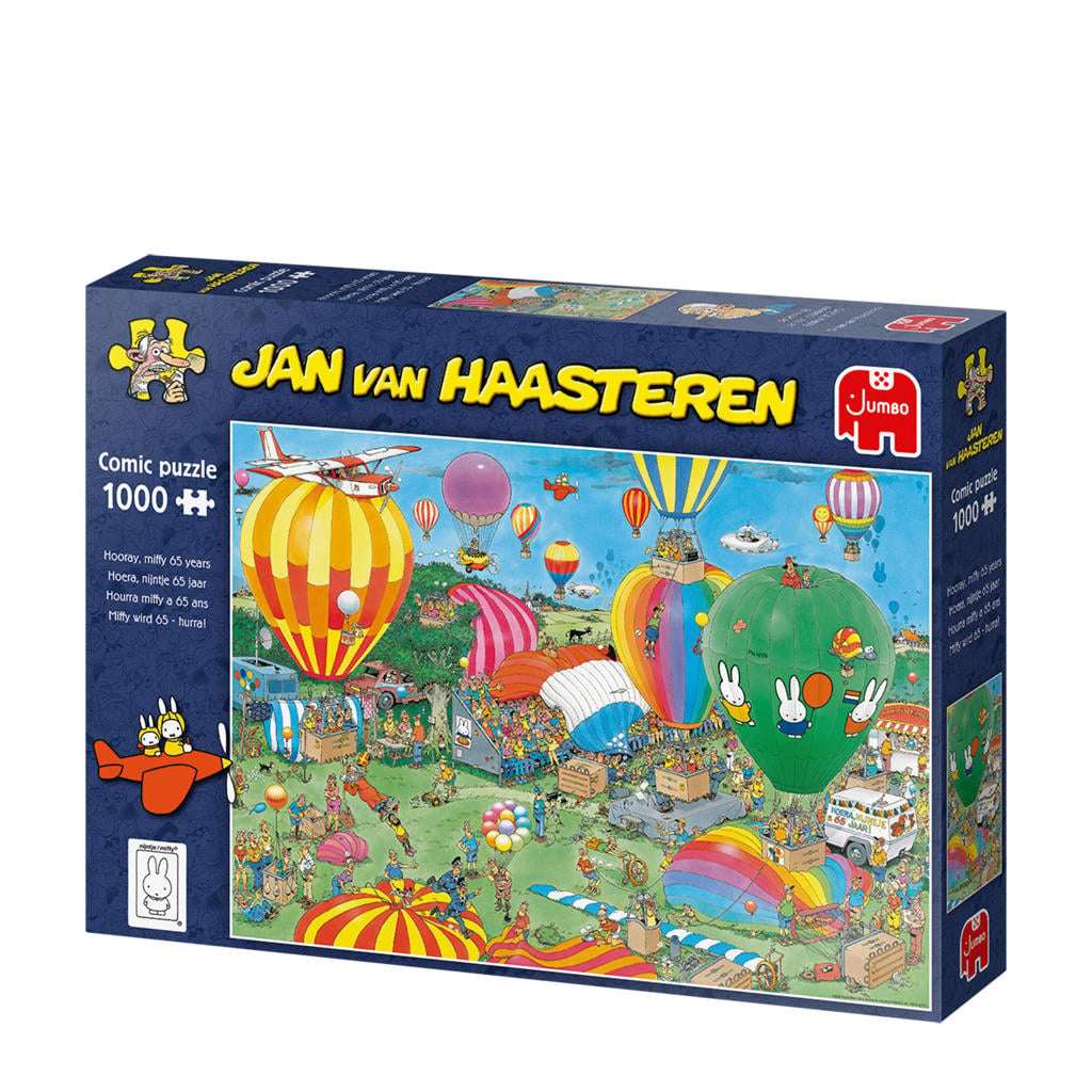 Jan van Haasteren hoera nijntje 65 jaar legpuzzel 1000 stukjes