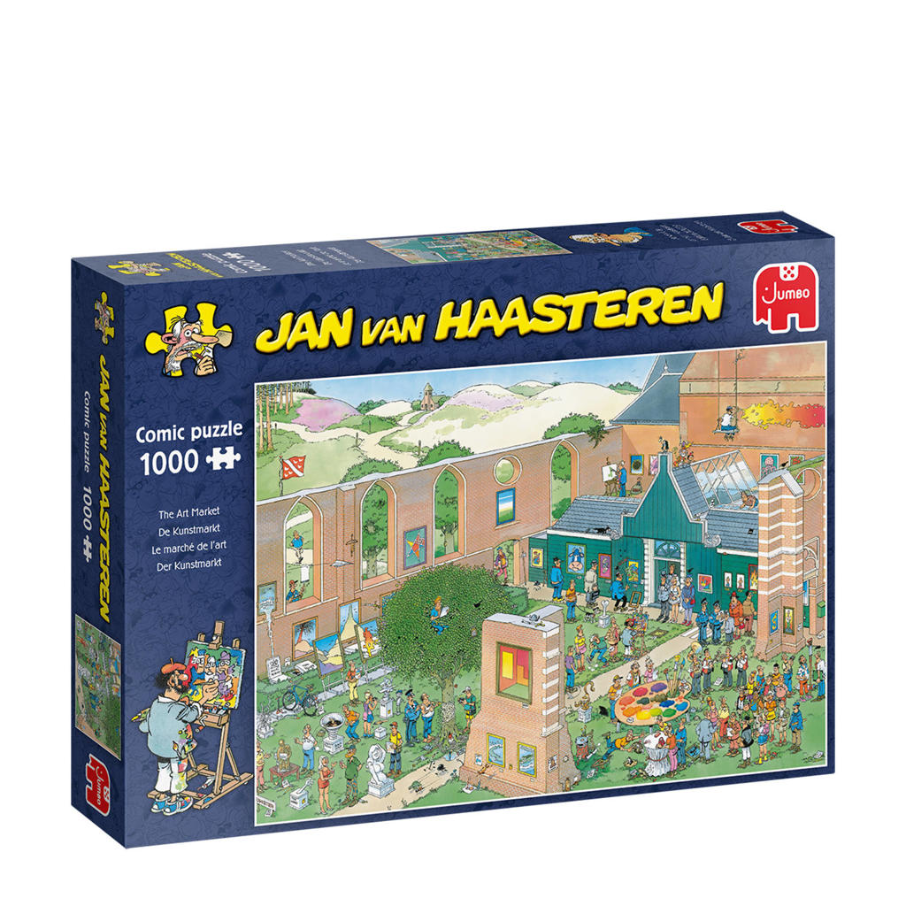 Jan van Haasteren de kunstmarkt legpuzzel 1000 stukjes