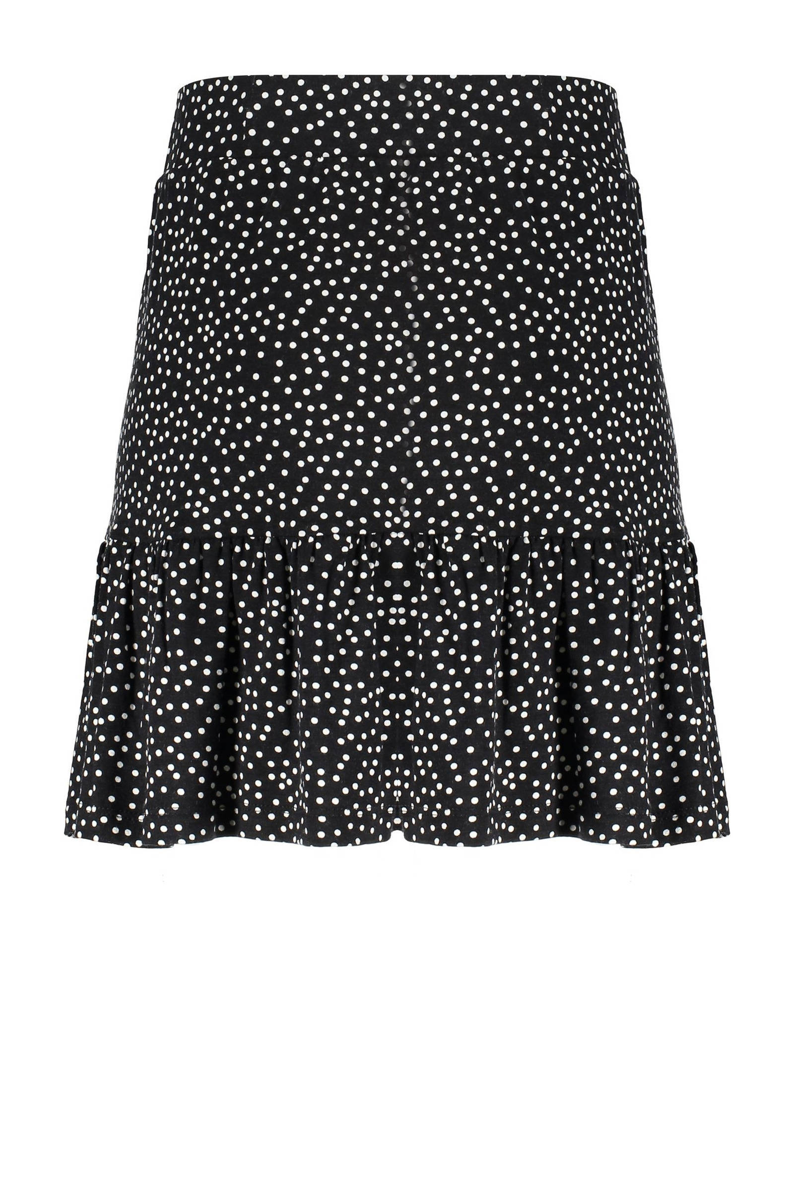 Geisha rok met stippen zwart/wit | wehkamp