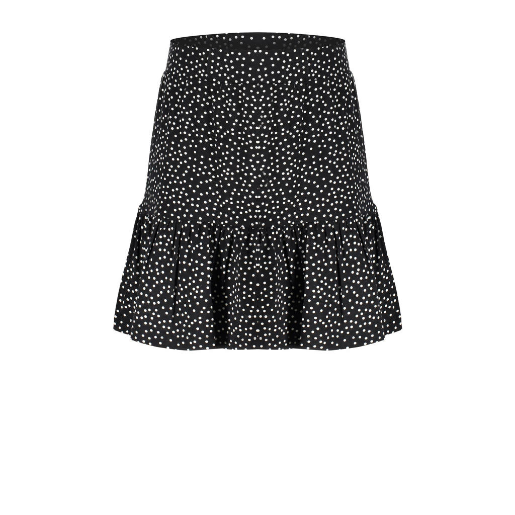 Geisha rok met stippen zwart/wit | wehkamp