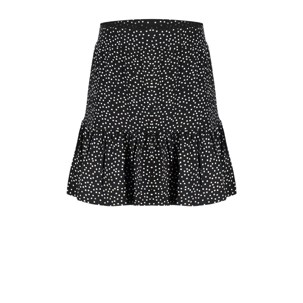 Geisha rok met stippen zwart/wit | wehkamp