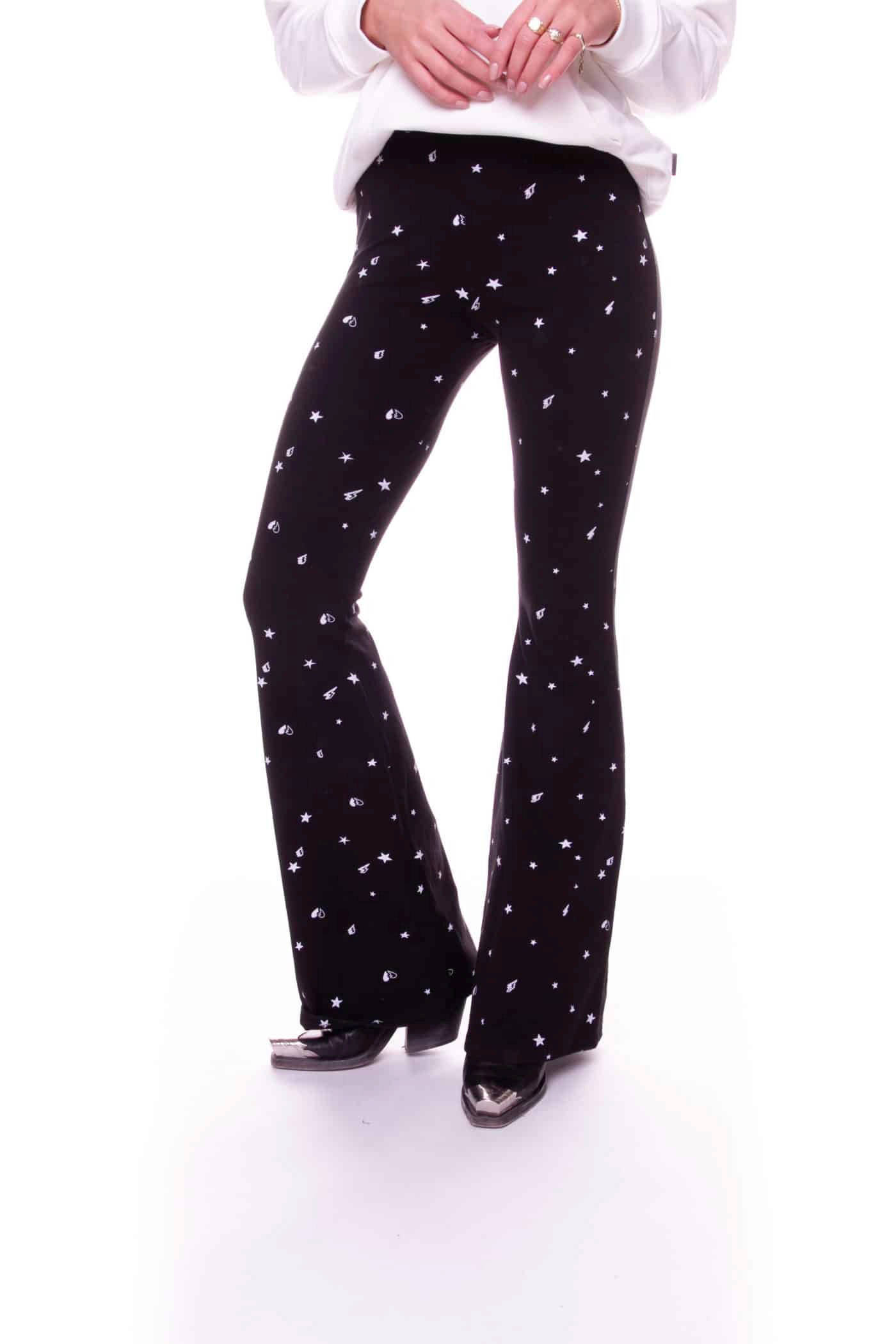 Colourful rebel flared pants Clearance