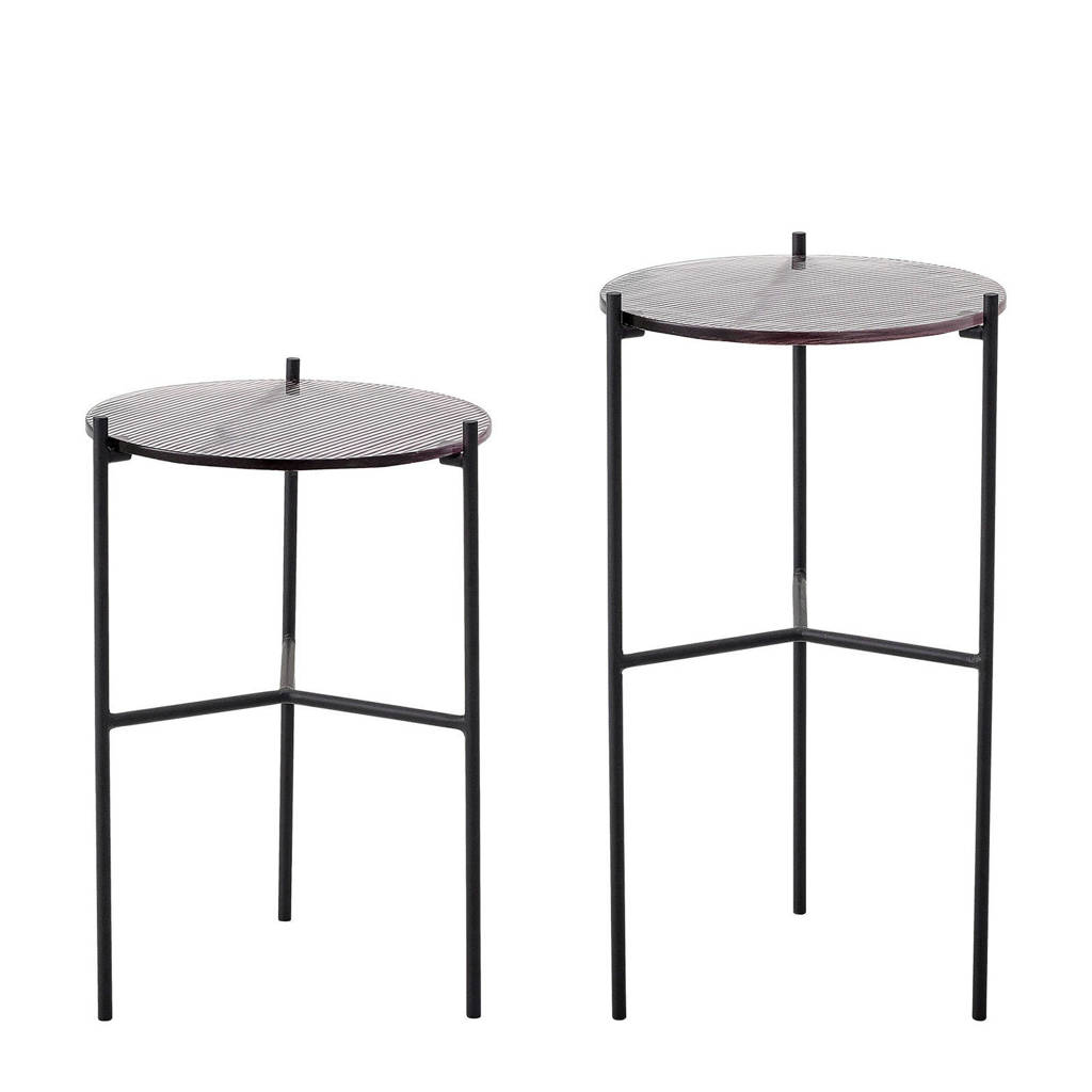 Bloomingville bijzettafel Cille, Grijs