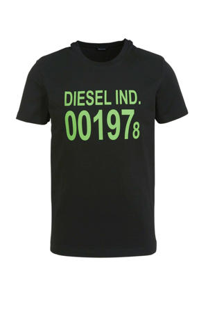 T-shirt met logo zwart