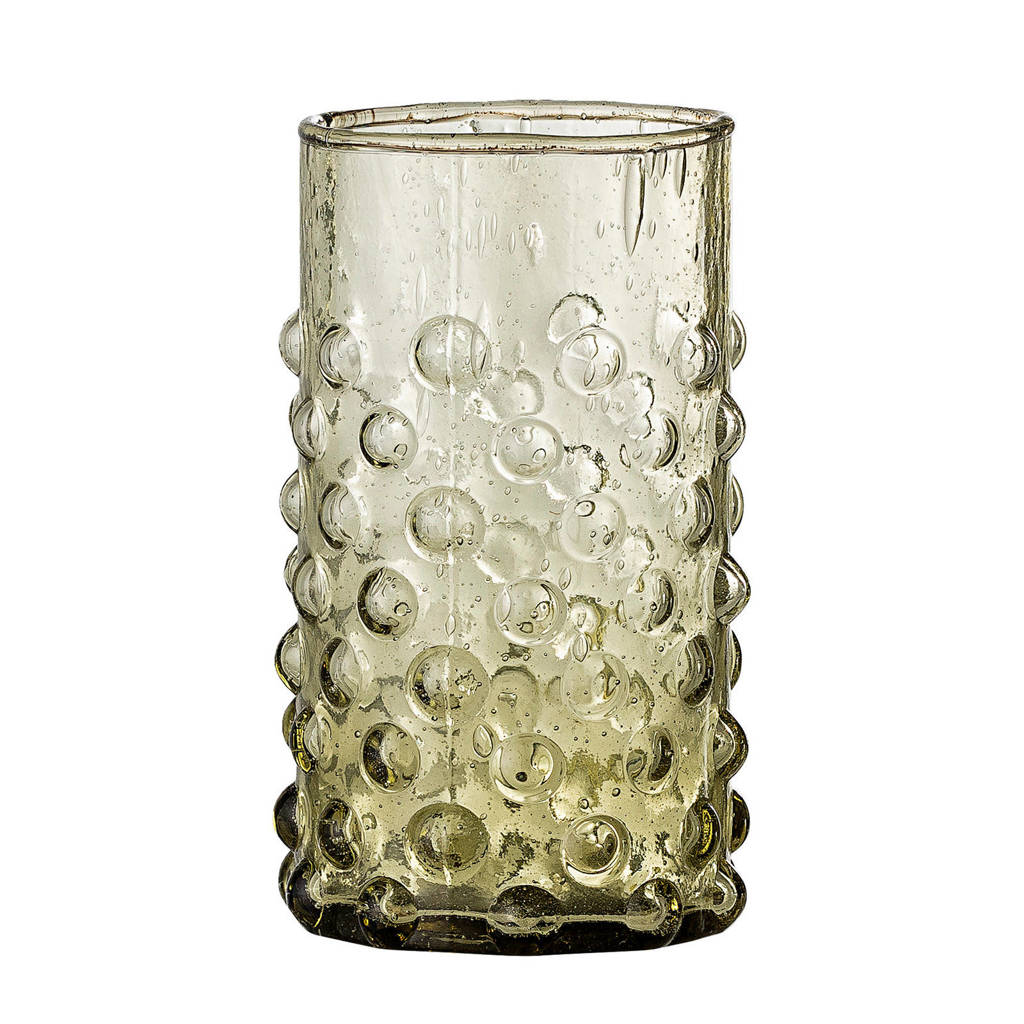 Bloomingville waterglas Freja (Ø6,5 cm), Groen