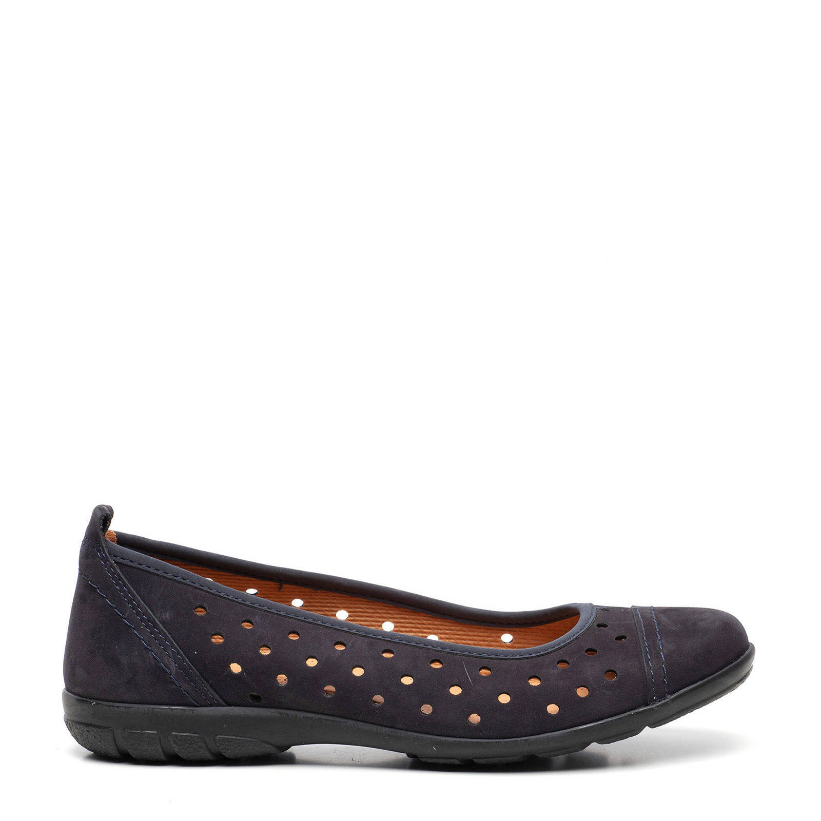 Scapino Natuform leren ballerina's blauw | wehkamp