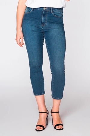 high waist skinny capri jeans Denise lichtblauw