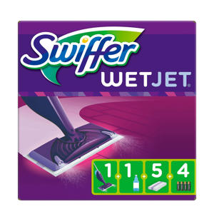 Wehkamp Swiffer WetJet Starterskit alles-in-één dweilsysteem aanbieding Wehkamp Swiffer WetJet Starterskit alles-in-één dweilsysteem aanbieding