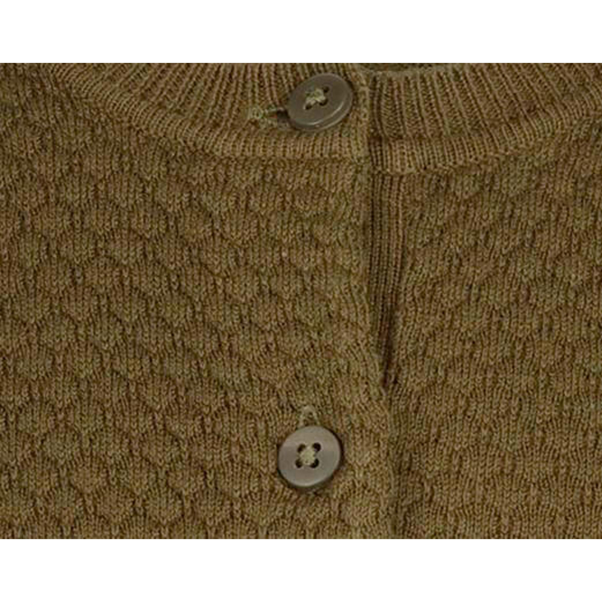 HEMA gebreid vest Charly met biologisch katoen donkergroen wehkamp