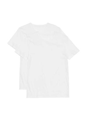 T-shirt (set van 2) wit