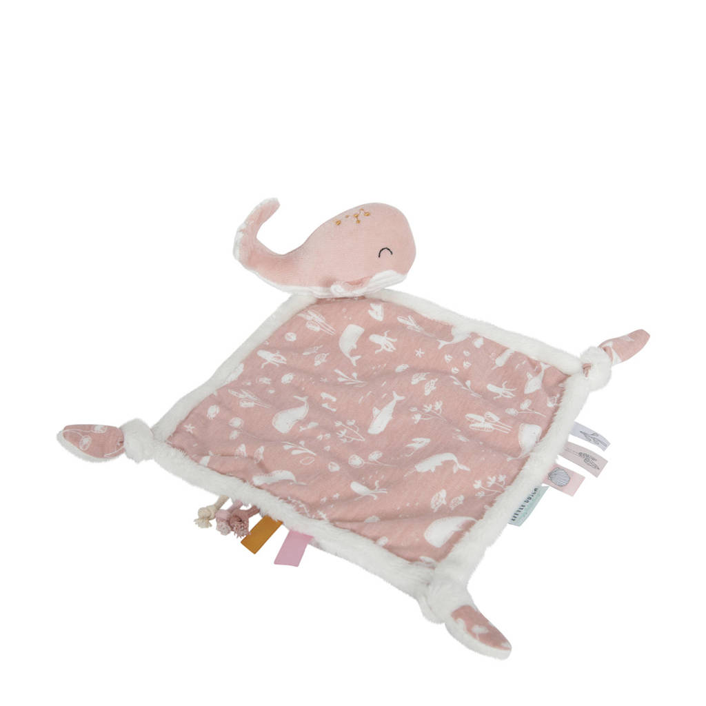 Little Dutch walvis knuffeldoekje, Roze