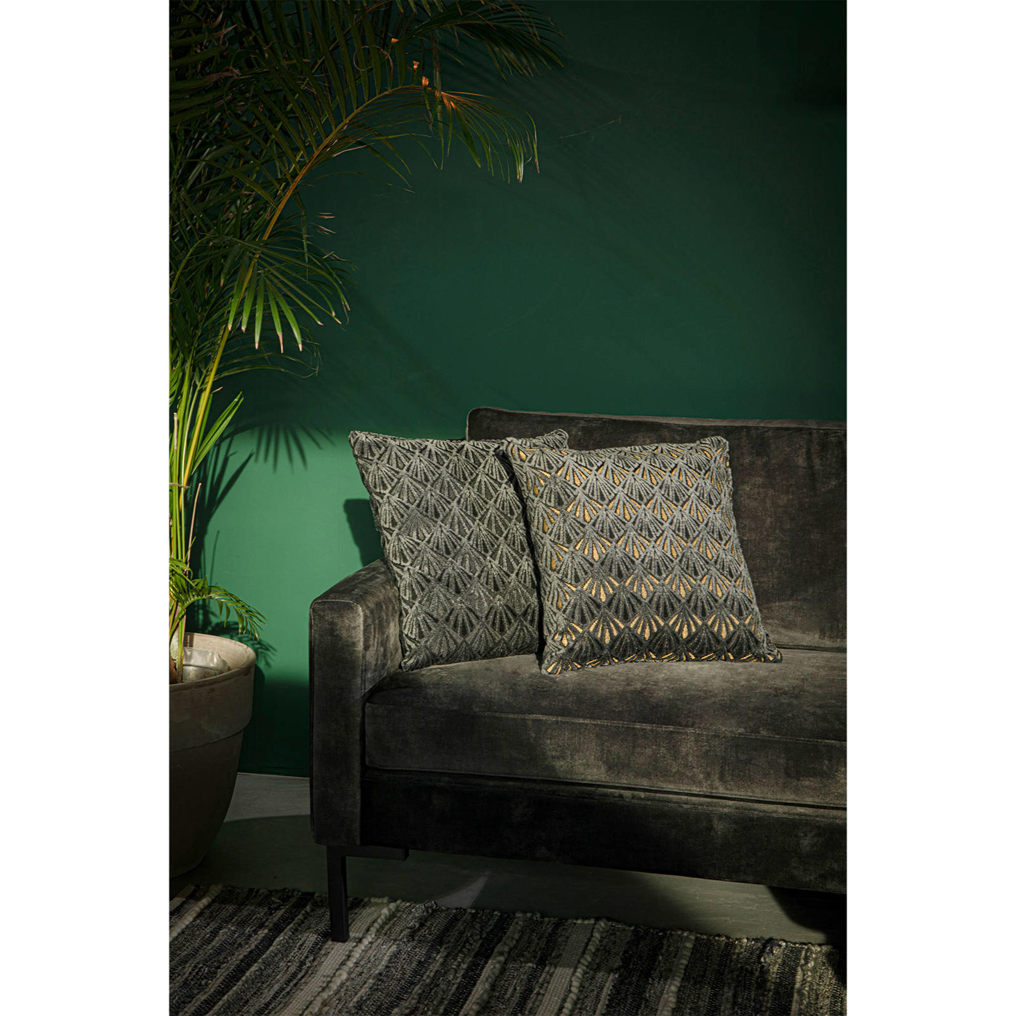 Dutchbone sierkussen Daisy (45x45 cm) - Afbeelding 10