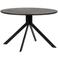 WOOOD WOOOD Bruno Eettafel Rond - Mdf - Zwart - 75xØ120