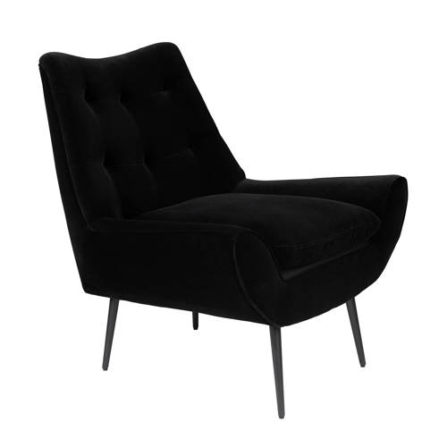 Dutchbone fauteuil Glodis - Zwart