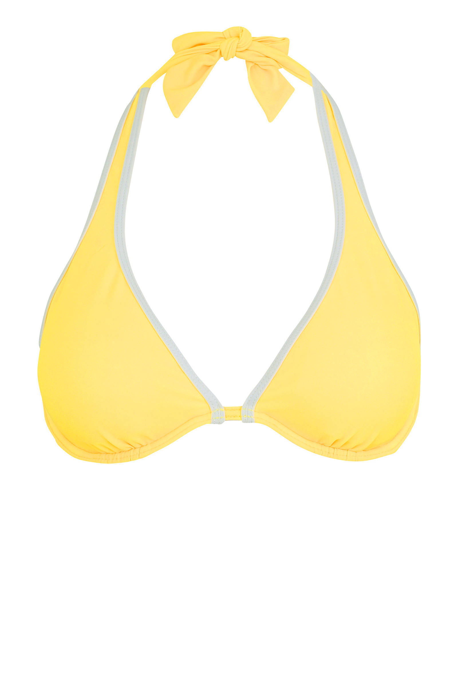 Venice Beach halter bikinitop met beugel geel