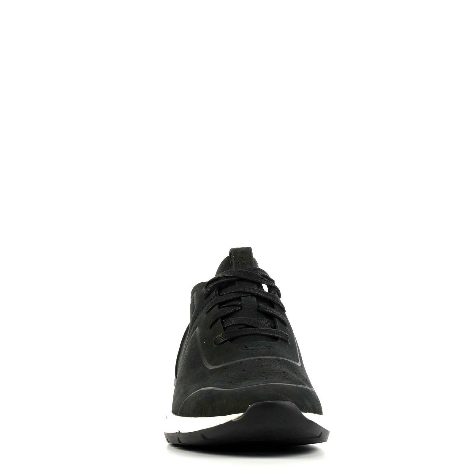 Zwart leren sneaker | Heren schoenen | Vos Schoenmode