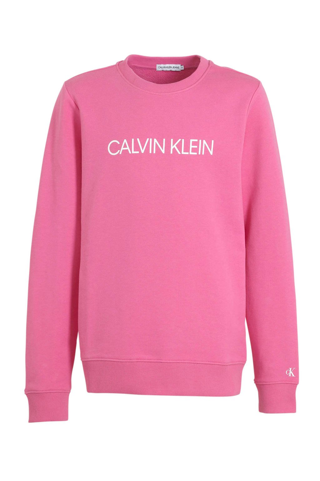 Melodramatisch Sluimeren waarom niet CALVIN KLEIN JEANS sweater met logo roze | wehkamp
