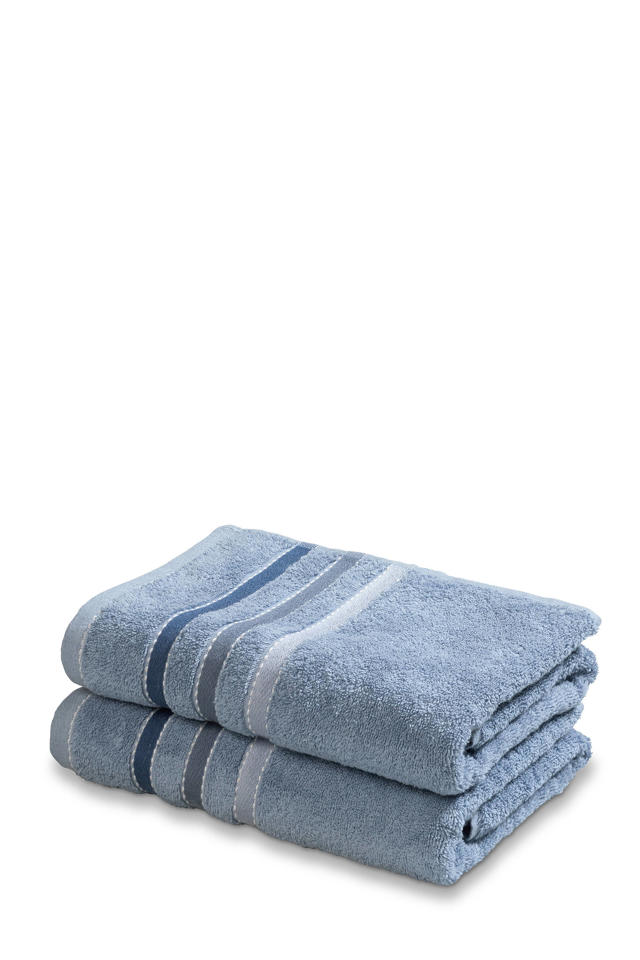 Achterhouden Kritiek Activeren Vandyck handdoek Prestige Lines (set van 2) (110x60 cm) | wehkamp